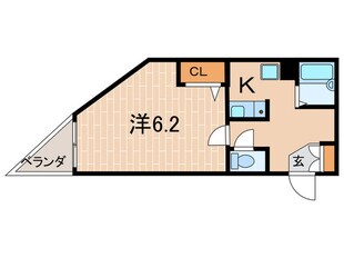 レ－ク魚住の物件間取画像